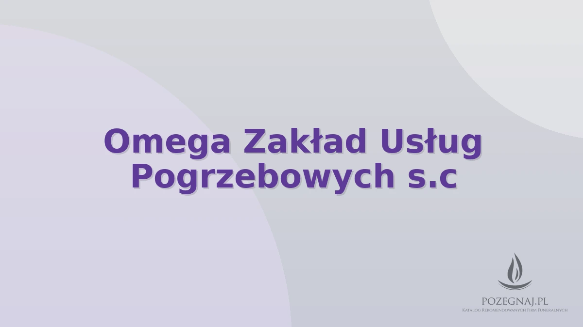 Omega Zakład Usług Pogrzebowych s.c