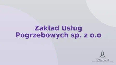 Zakład Usług Pogrzebowych sp. z o.o