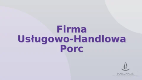 Firma Usługowo-Handlowa Porc