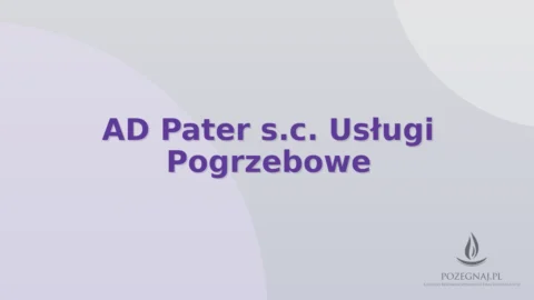 AD Pater s.c. Usługi Pogrzebowe