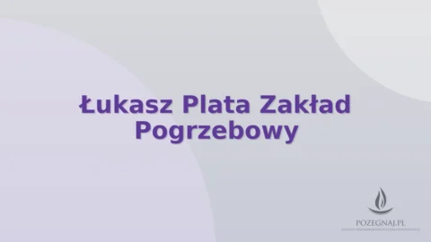 Łukasz Plata Zakład Pogrzebowy