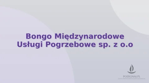 Bongo Międzynarodowe Usługi Pogrzebowe sp. z o.o