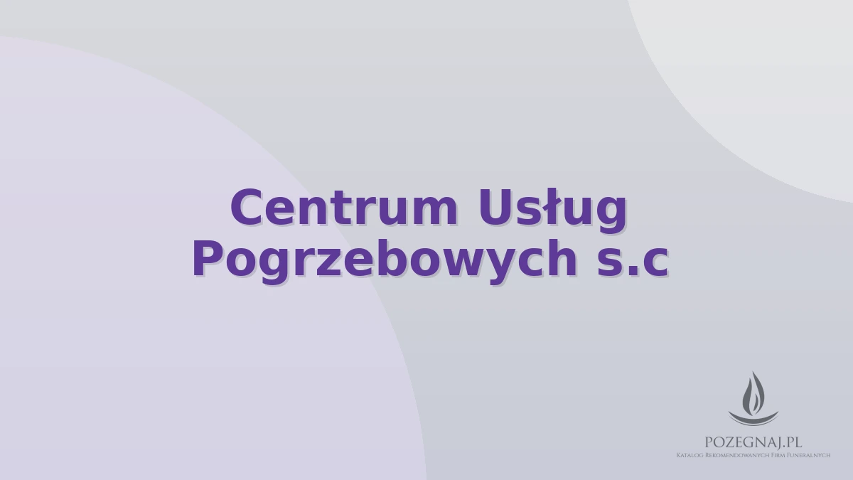 Centrum Usług Pogrzebowych s.c