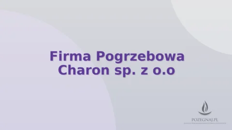 Firma Pogrzebowa Charon sp. z o.o
