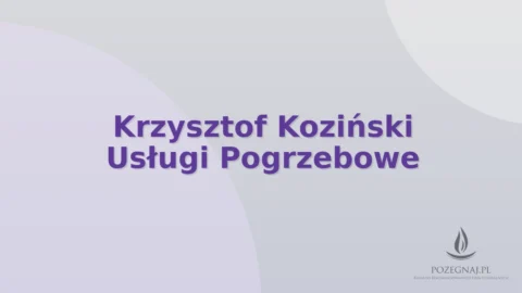 Krzysztof Koziński Usługi Pogrzebowe
