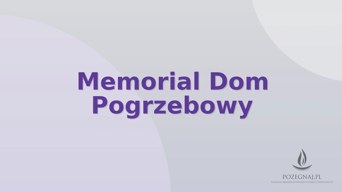 Memorial Dom Pogrzebowy