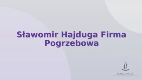 Sławomir Hajduga Firma Pogrzebowa