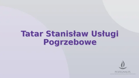 Tatar Stanisław Usługi Pogrzebowe
