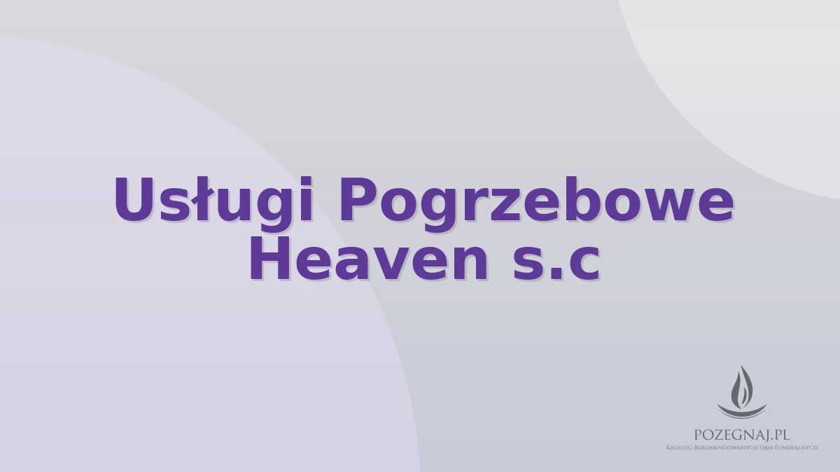 Usługi Pogrzebowe Heaven s.c