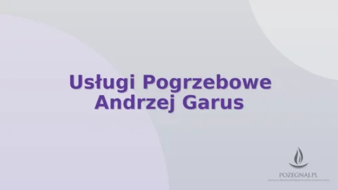 Usługi Pogrzebowe Andrzej Garus