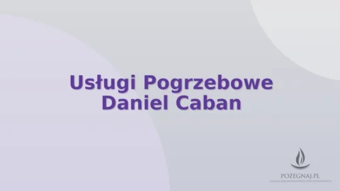 Usługi Pogrzebowe Daniel Caban