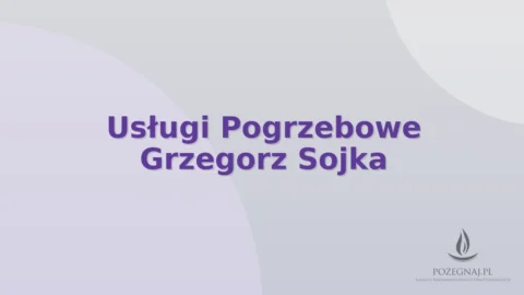 Usługi Pogrzebowe Grzegorz Sojka