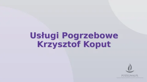 Usługi Pogrzebowe Krzysztof Koput