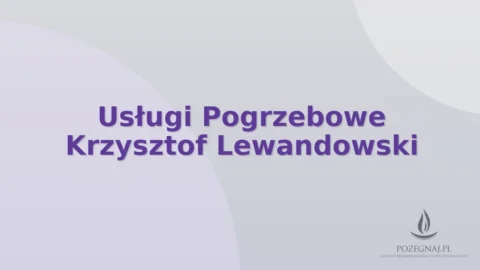 Usługi Pogrzebowe Krzysztof Lewandowski