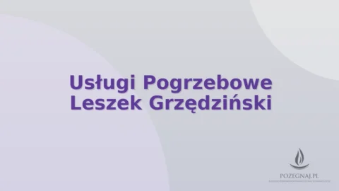 Usługi Pogrzebowe Leszek Grzędziński