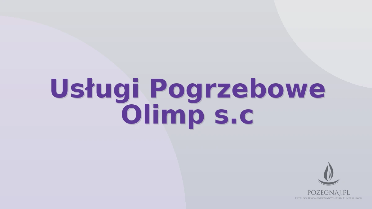 Usługi Pogrzebowe Olimp s.c