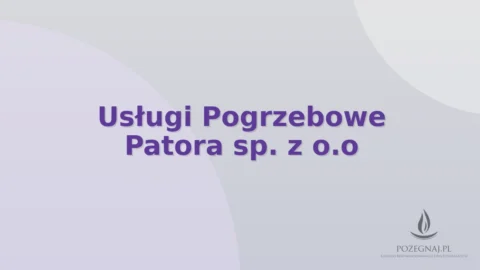 Usługi Pogrzebowe Patora sp. z o.o