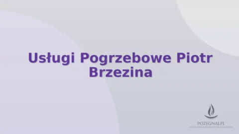 Usługi Pogrzebowe Piotr Brzezina