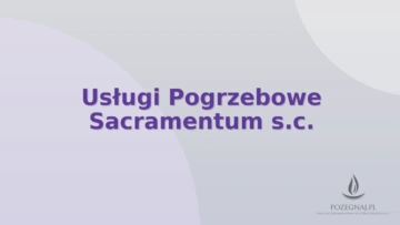 Usługi Pogrzebowe Sacramentum s.c.