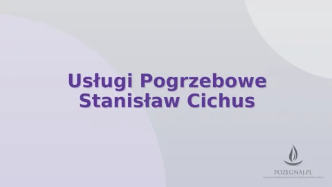 Usługi Pogrzebowe Stanisław Cichus