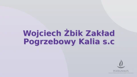 Wojciech Żbik Zakład Pogrzebowy Kalia s.c