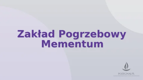 Zakład Pogrzebowy Mementum