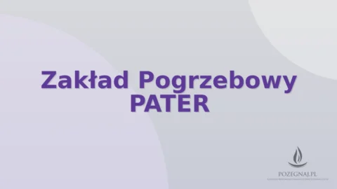 Zakład Pogrzebowy PATER