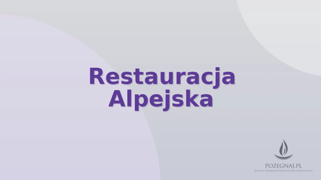 Restauracja Alpejska