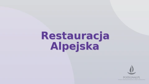 Restauracja Alpejska