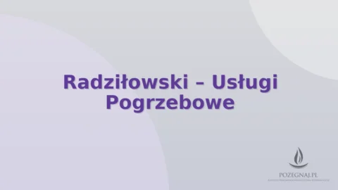 Radziłowski – Usługi Pogrzebowe