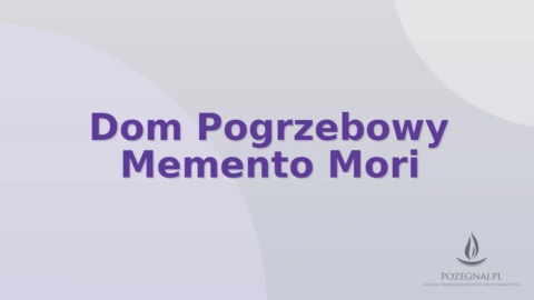 Dom Pogrzebowy Memento Mori
