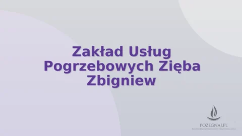 Zakład Usług Pogrzebowych Zięba Zbigniew