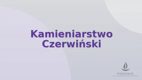 Kamieniarstwo Czerwiński