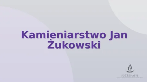 Kamieniarstwo Jan Żukowski